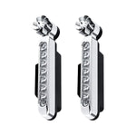 2 Pieces Car Wind Powered Light Abs Daytime Running Light for Cars Auto White