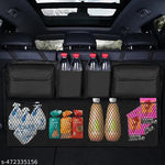 Car Trunk Organizer, Backseat Hanging Organizer With 8 Large Storage Bag Super Capacity, Waterproof Trunk Storage Bag
